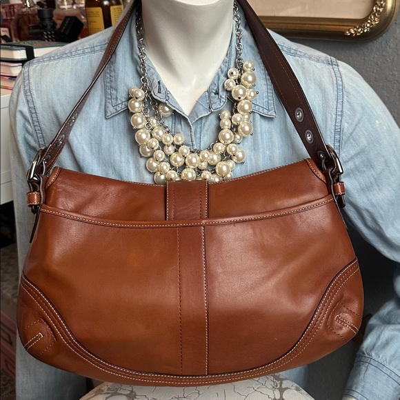 Coach Vintage cognac leather Soho 🤎🧡🤎 shoulder bag - Picture 10 of 16